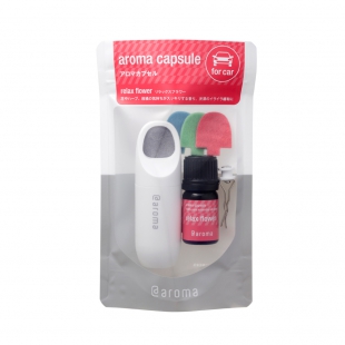 【@aroma】Capsule 車用膠囊擴香器組（花香、5 ml）(圖)